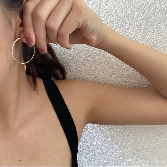 🔥 Stars Hoops Hoop Earrings - Picture 2 of 4